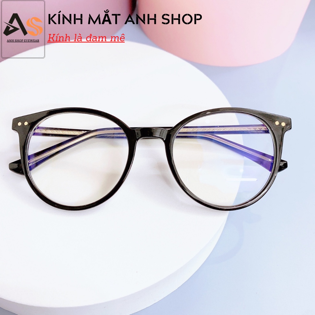 Kính tròn to màu sắc chất liệu nhựa lõi kim loại dày dặn chắc chắn 30039