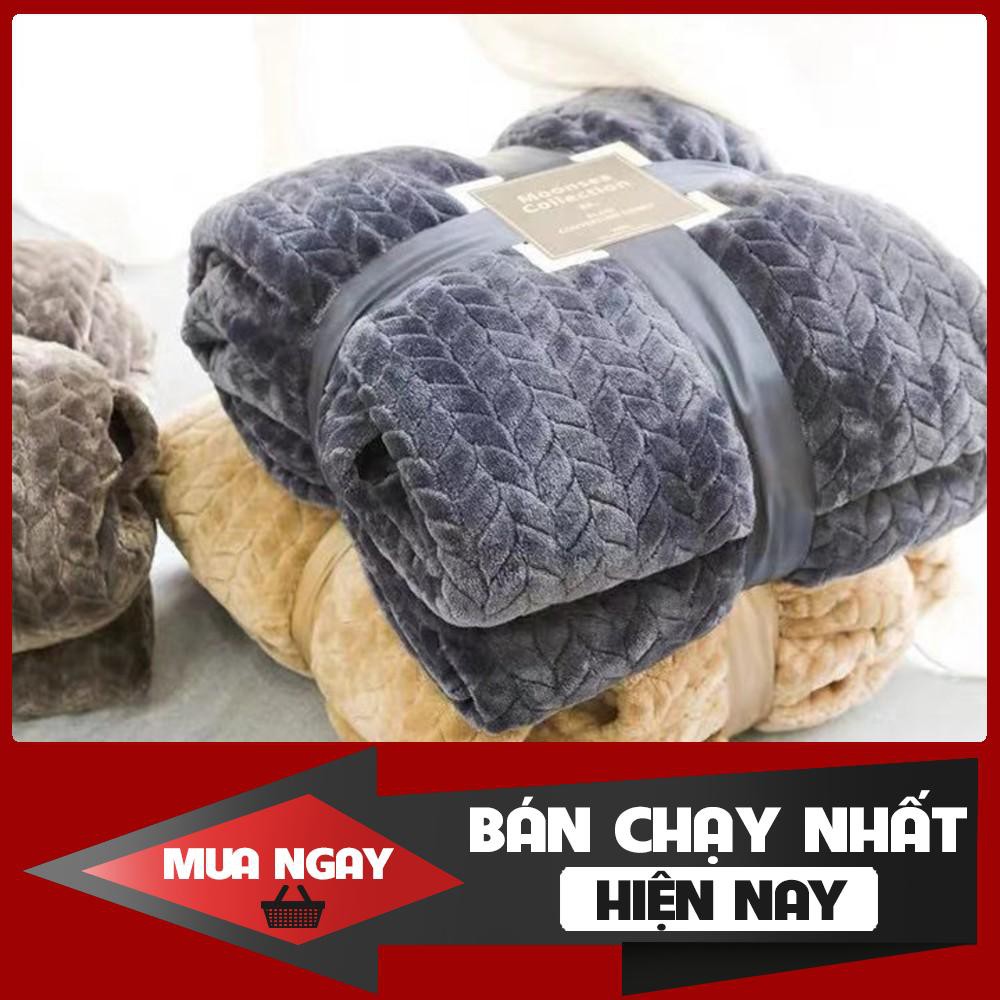 Chăn lông cừu sóng hàng xuất nhật cao cấp