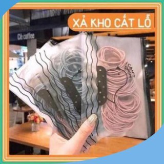 [XẢ KHO] Thun cột tóc nhiều màu - loại tốt set 3 dây