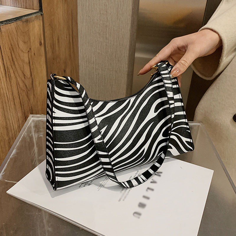 Túi Đeo Vai In Họa Tiết Da Báo / Ngựa Vằn Thời Trang Cho Nữ