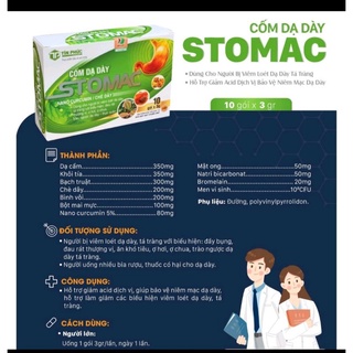 ✅Cốm dạ dày Stomac(ngày 1 gói duy nhất)