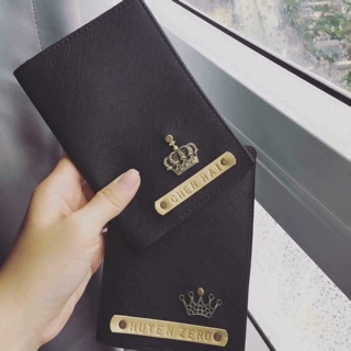 Order Thái - vỏ passport và ví dập charm