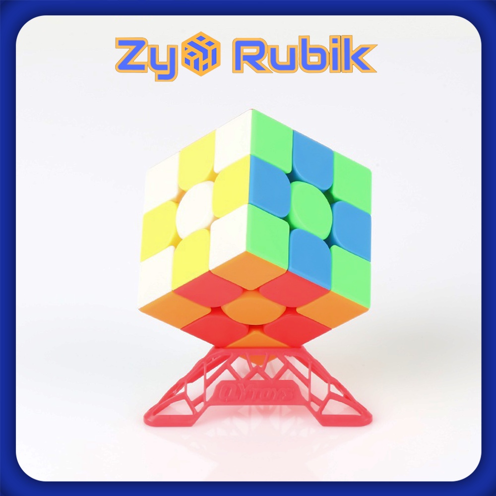 Rubik 3x3 Combo Moyu Meilong 3C/ Moyu meilong 3 MFJS Rubic 2022 Stickerless + Đế QiYi DNA ( Full màu ) - ZyO Rubik