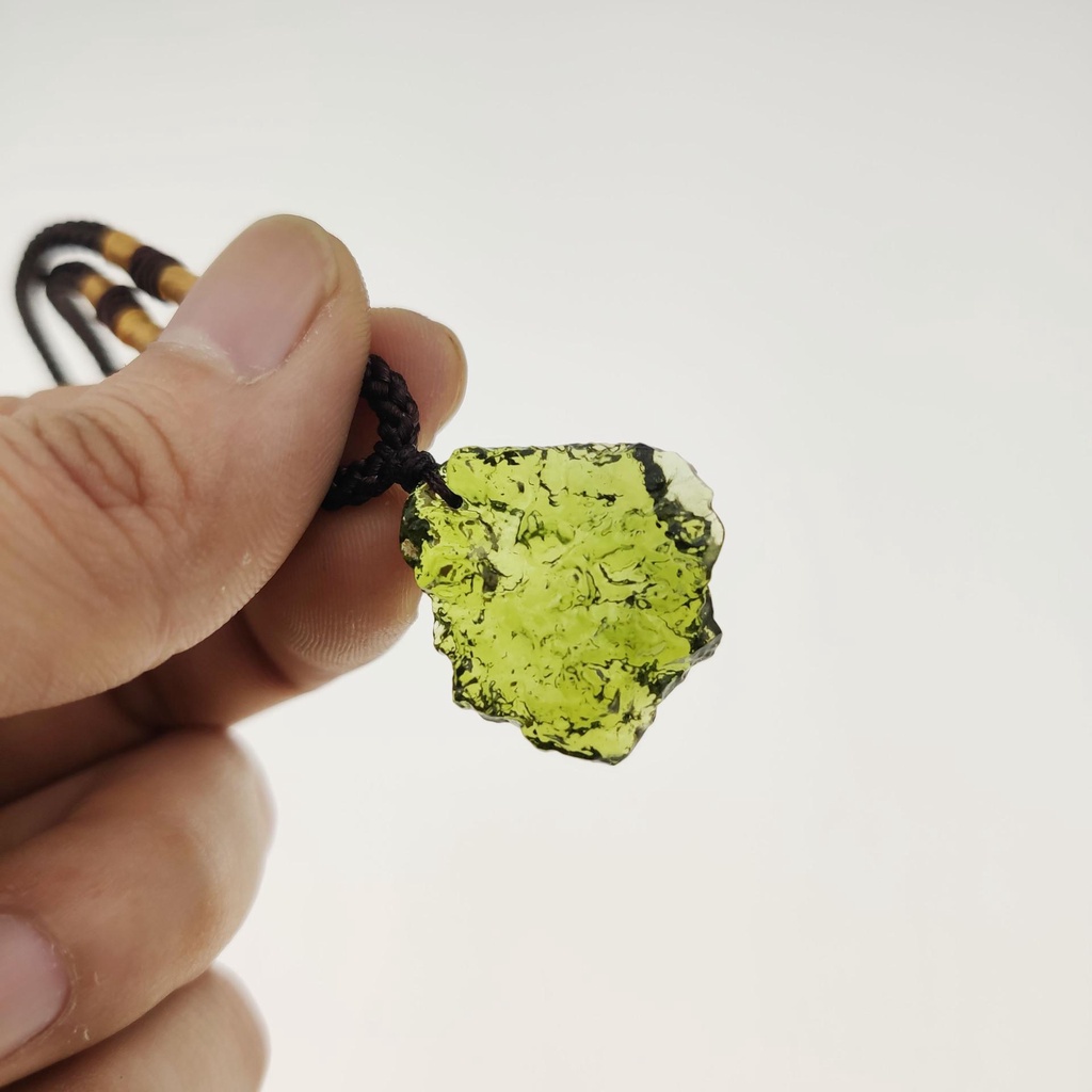 Jy1 moldavite đá pha lê phụ kiện thời trang quà tặng cho phụ nữ đàn ông tự làm đồ trang sức nghệ thuật đá không thường xuyên