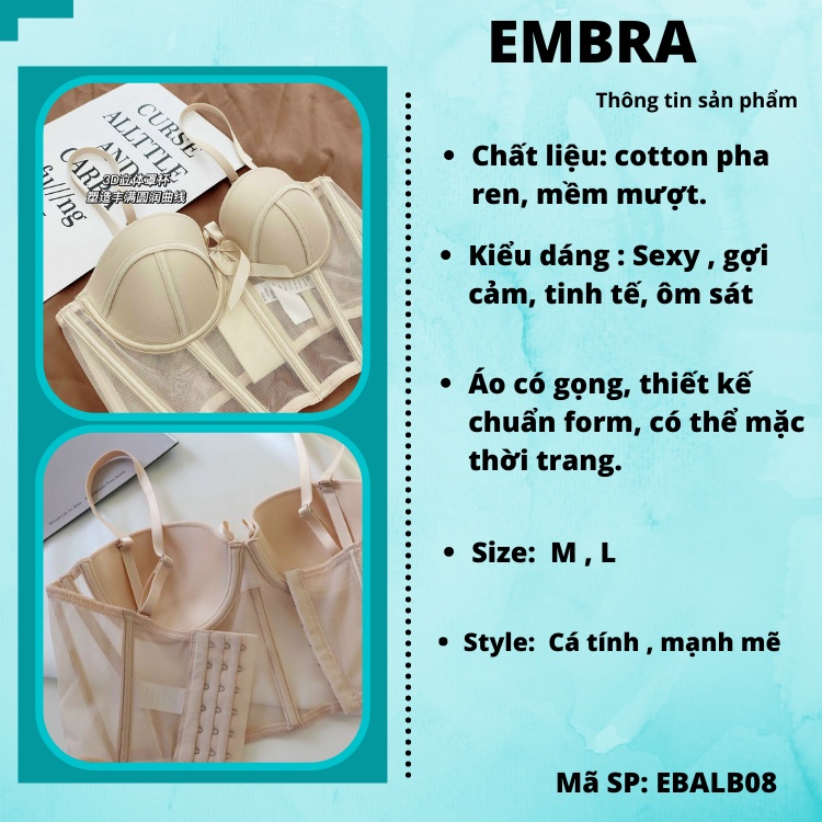áo Bra kèm cả bộ conset new cao cấp mã EBALB08