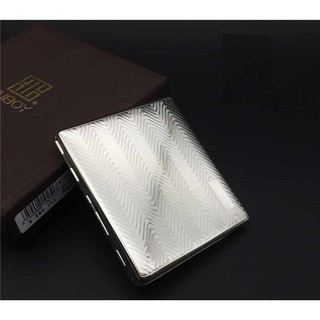 Hộp đựng thuốc lá inox Kuboy KC 6-06, đựng 09 điếu siêu mỏng, sang trọng & tiện dụng