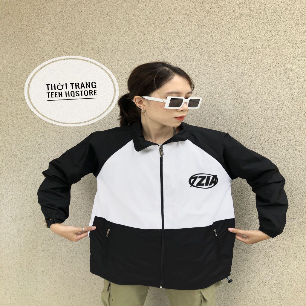 [Giá hủy diệt] [Ảnh thật] [Chính hãng] Áo Khoác Dù 7ZIA Ulzzang Nam Nữ Unisex Form Rộng Bomber Jacker