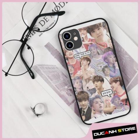 Ốp Lưng iPhone hình korea singer  collage art op art sang trọng viền vuông  cho các dòng SAMSUNG PAP20211012