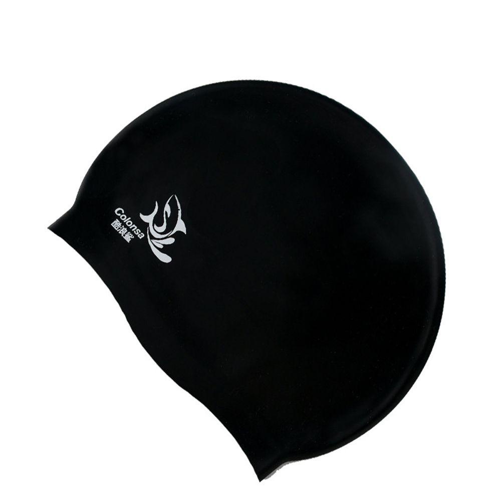 Mũ Bơi Silicone Siêu Mỏng Co Giãn Chống Thấm Nước Màu Trơn Thoải Mái