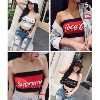Áo ống thần thánh in chữ gci+nc giải khát +supre