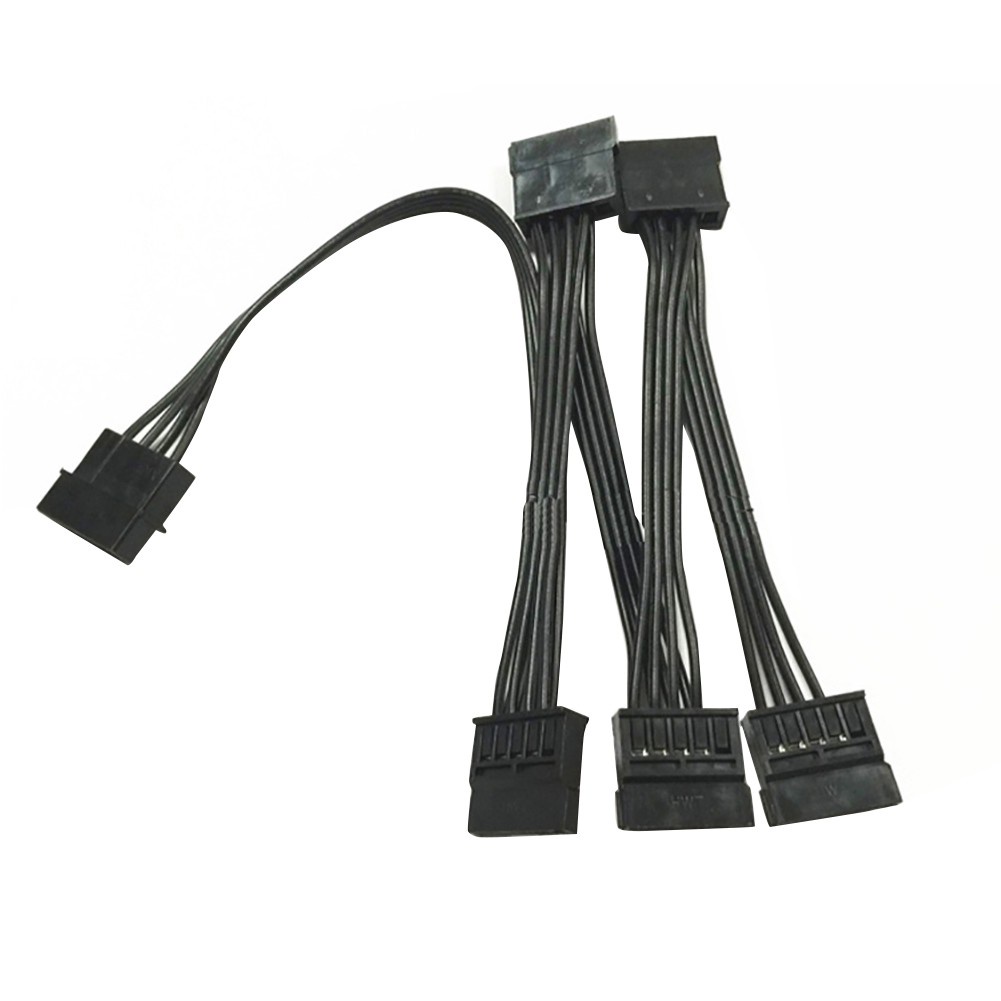 Dây cáp chia nguồn Sata 4 Pin 1 to 5 IDE SATA 15 Pin cấp nguồn cho ổ cứng HDD đào Chia Coin tiện dụng