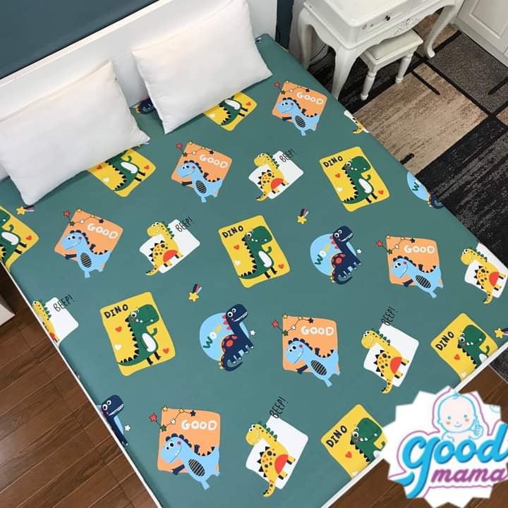 GOODMAMA 1M4  DRAP CHỐNG THẤM 1M4 COTTON GOODMAMA (KO VỎ GỐI)