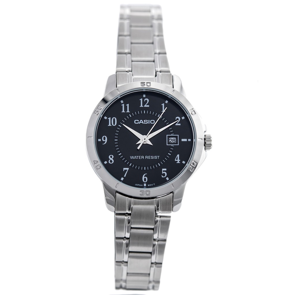 Đồng hồ nữ dây kim loại Casio chính hãng Anh Khuê LTP-V004D-1BUDF (30mm)