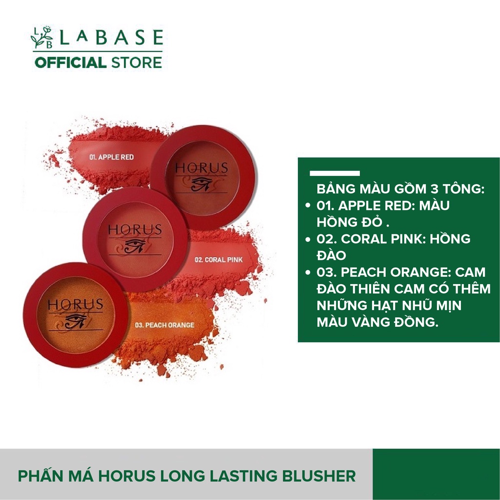 Phấn má Horus Long Lasting Blusher 4g