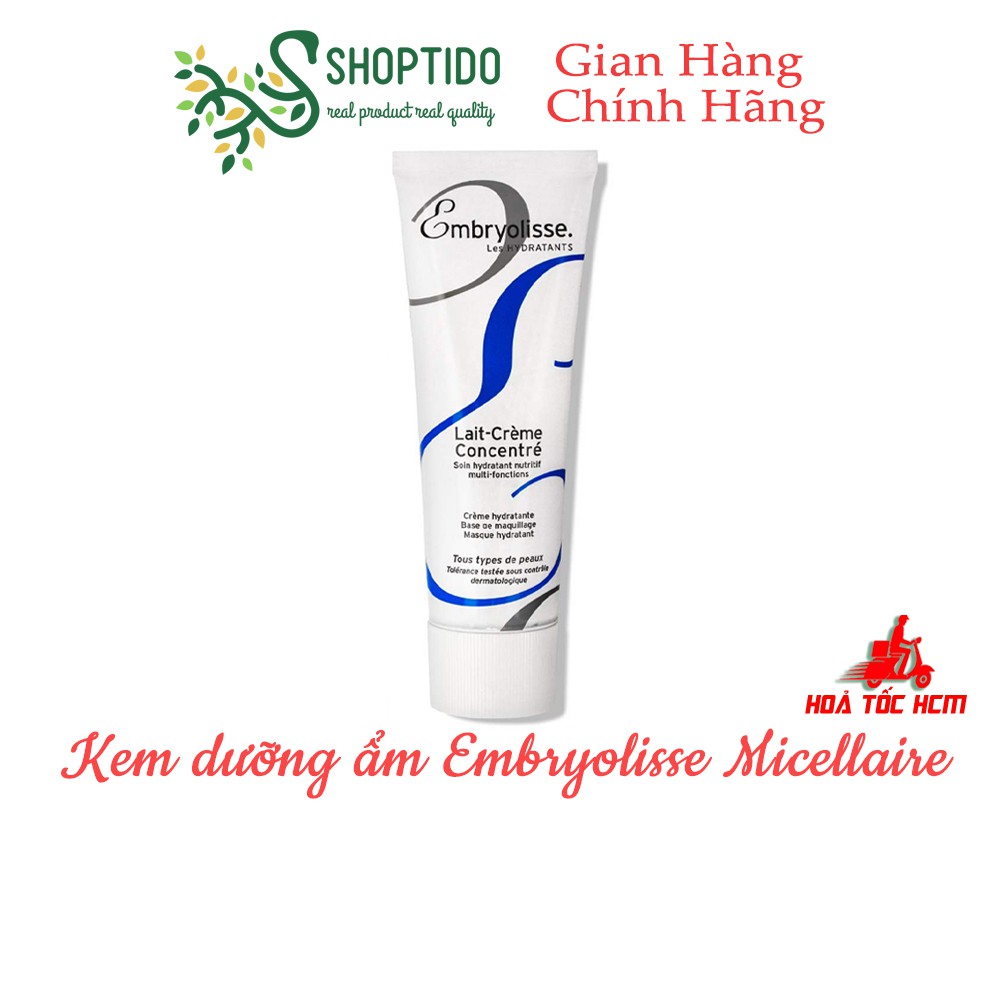 Kem Dưỡng Ẩm Embryolisse Lait Creme Concentre siêu phục hồi da 2ml - 30ml - 75ml chính hãng Pháp NPP Shoptido