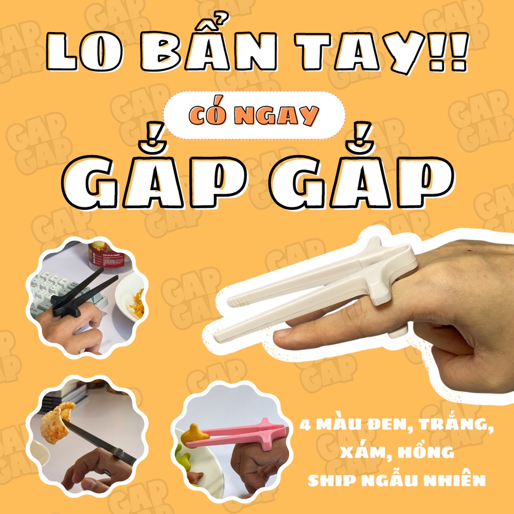 Kẹp gắp thức ăn vặt Gắp Gắp ăn vặt GapGap Đũa gắp Snack đa năng tiện lợi