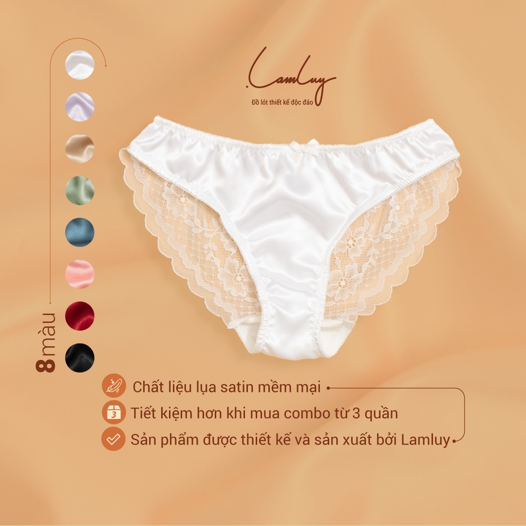 Quần lót lụa nữ V2 Lamluy đẹp gợi cảm