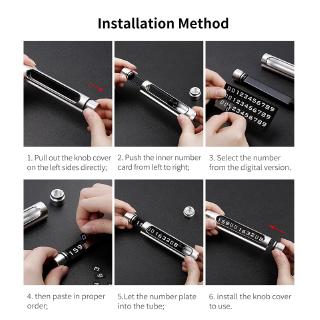 Bảng Số Điện Thoại Đỗ Xe Tạm Thời Baseus