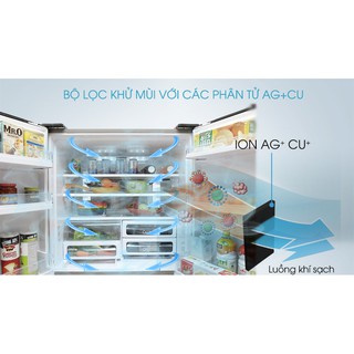 Tủ lạnh Sharp Inverter 556 lít SJ-FX630V-ST (Miễn phí giao tại HCM-ngoài tỉnh liên hệ shop)