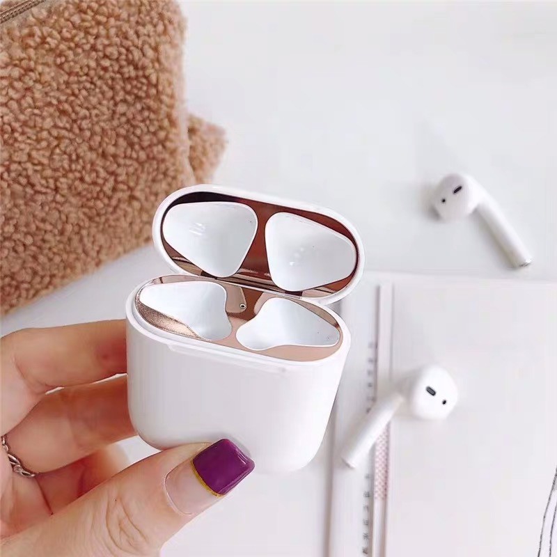 Miếng dán nam châm chống bụi, chống bẩn cho AirPods 1 2