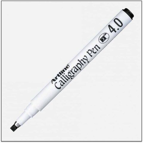 Bút viết thư pháp Artline Calligraphy EK-244 - 4.0mm - Màu đen (Black)