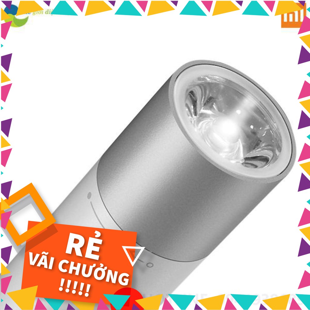 [SALE] Đèn Pin Siêu Sáng Xiaomi flashlight Tích Hợp Sạc Dự Phòng - Bảo Hành 6 Tháng- Shop Thế Giới Điện Máy .