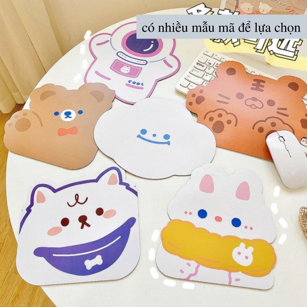 Miếng thảm lót chuột hoạt hình ngộ nghĩnh, bàn di chuột dễ thương nhiều mẫu mã lựa chọn có sẵn