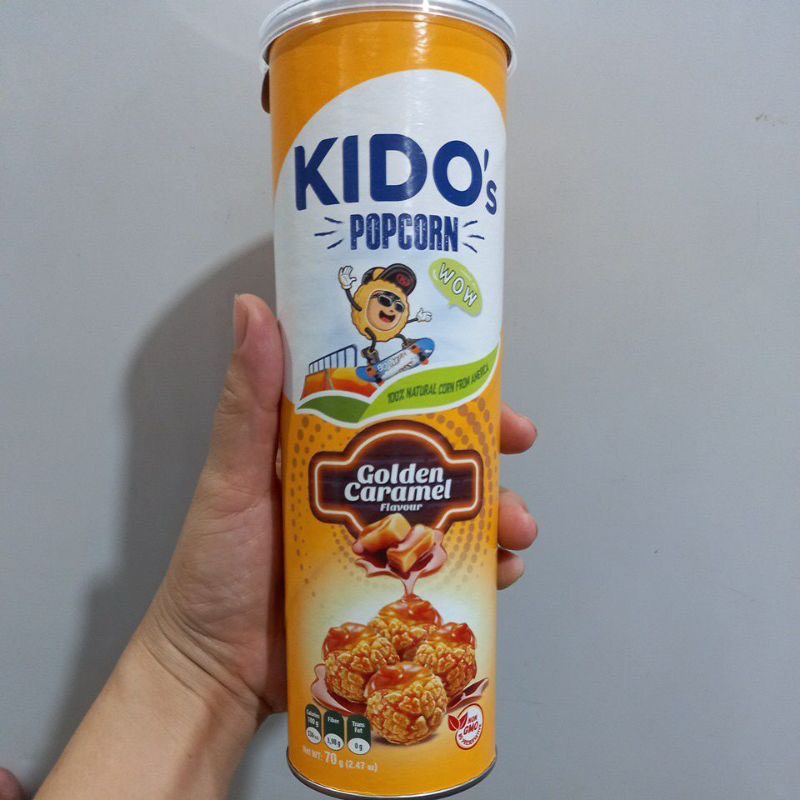 Snack bắp rang Kido 70g/lon