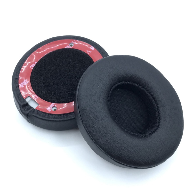 Đệm Tai Nghe Bằng Da &amp; Xốp Hoạt Tính Cho Beats Solo 2.0 / 3.0