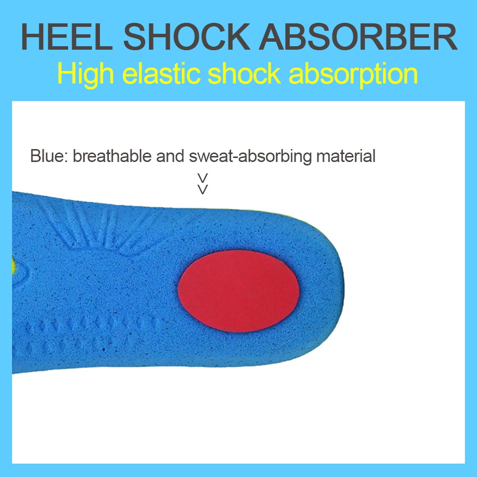 Miếng Lót Giày Thể Thao 4D Thoáng Khí Khử Mùi Thấm Hút Mồ Hôi Cao
