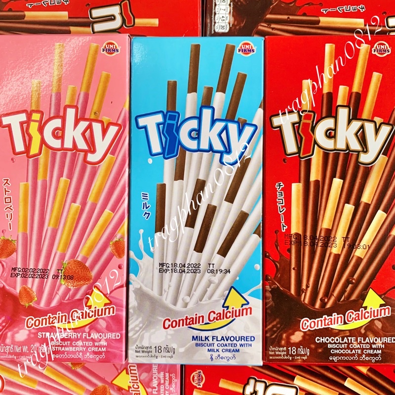 Mua Bánh que Ticky kem Thái Lan (hộp 20g - 6 que) giá rẻ nhất | TecKi.Vn