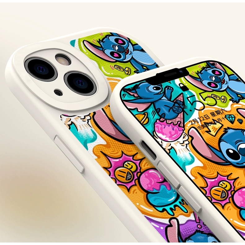 Disney Ốp Điện Thoại Silicon Mềm Chống Sốc Hình Lilo &amp; Stitch Cho IPhone 14 12 PRO 12 Mini 11 13 PRO Max Xs Max XR 6 7 8 Plus