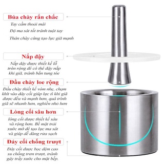 Bộ Cối Chày - Bộ Cối Chày Inox