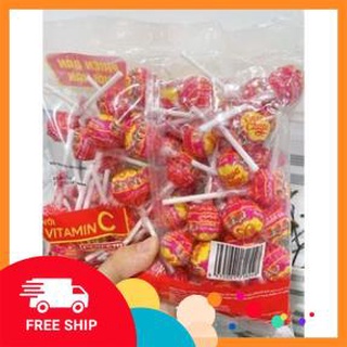 Kẹo mút chupa chups vị dâu 10 cây