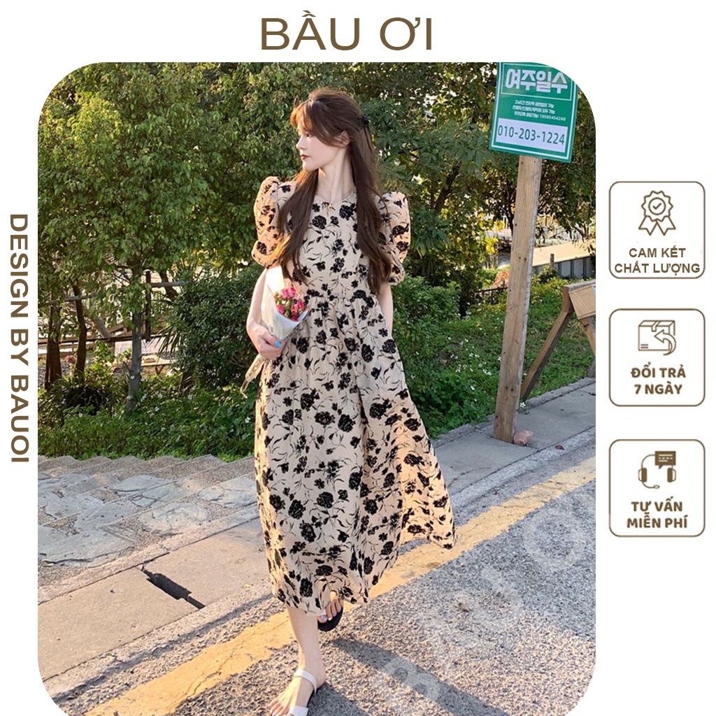 [MẪU HOT V96] ĐẦM BẦU BABYDOLL TAY PHỒNG DÁNG DÀI - VÁY BẦU CÔNG SỞ PHONG CÁCH RETRO SANG TRỌNG MẶC ĐI LÀM DỰ TIỆC ĐẸP