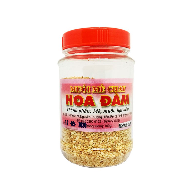 muối mè chay hoa đàm 100g