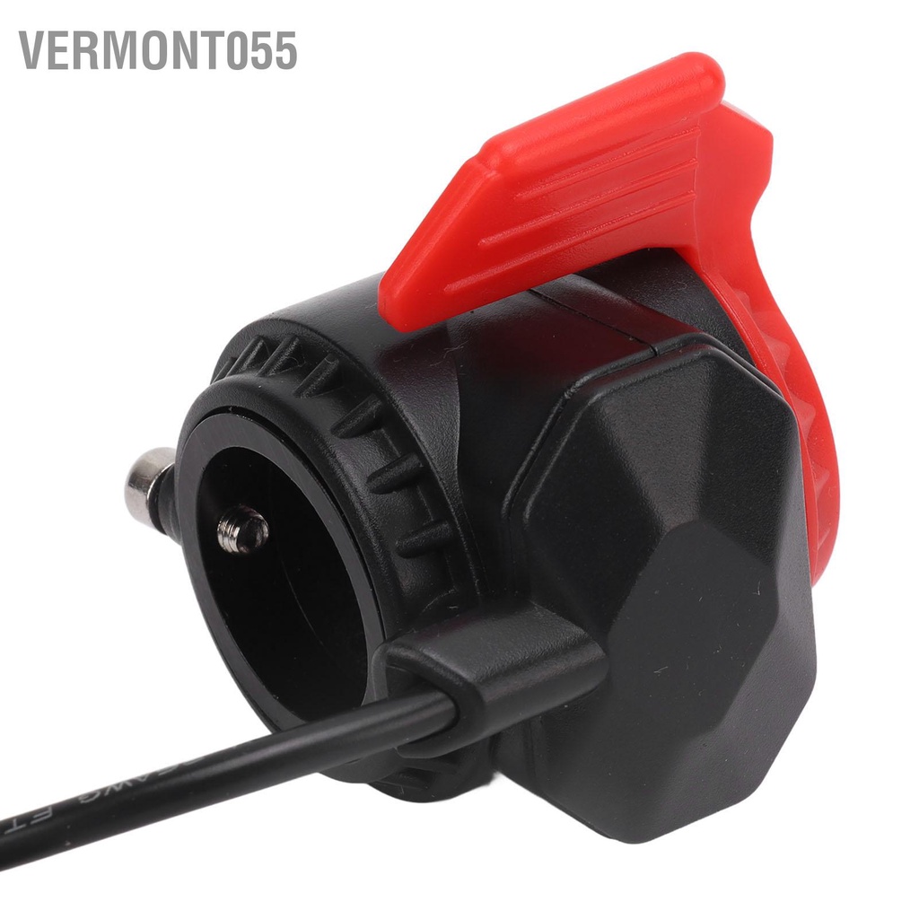 Vermont055 Ngón tay cái Bộ tăng tốc ABS 22mm Tay lái trái ga Tốc độ thay thế Phụ kiện xe đạp điện