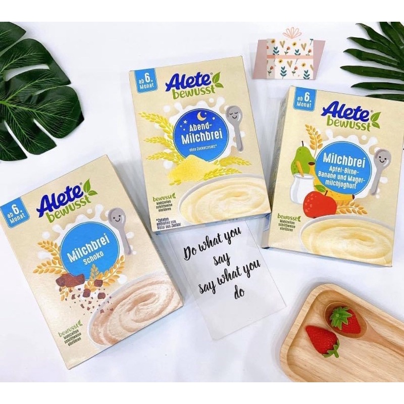 Bột ăn dặm Alete nội địa Đức hàng air 400g