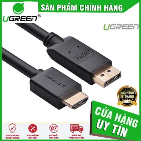 Cáp Displayport to HDMI 1,5M Ugreen 10239 ✔HÀNG CHÍNH HÃNG ✔