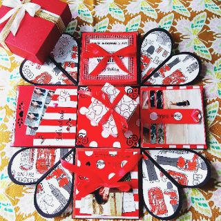 Combo 10 lovebox (mix màu tùy chọn) size10x10cm