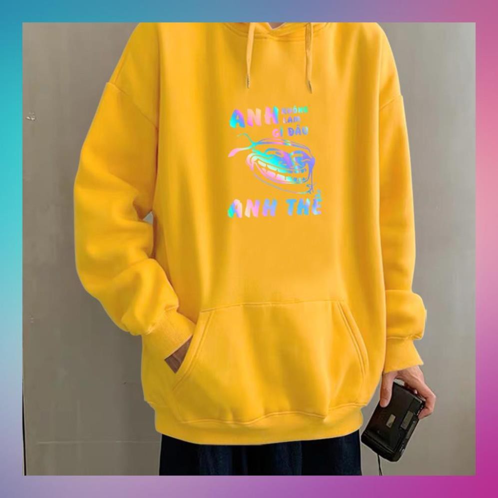[UY TÍN-CHẤT LƯỢNG] Áo Khoác Nỉ Hoodie Phản Quang Anh Không Làm Gì Đâu PQ02KN | BigBuy360 - bigbuy360.vn
