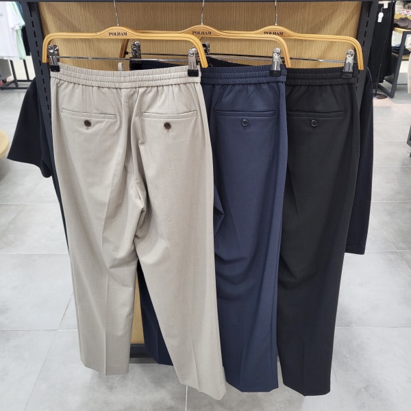 BIKAYSHOP/ Quần âu nam Polham 22B , quần tây nam công sở Hàn Quôc dáng ôm vải co giãn, cạp chun, 4 màu