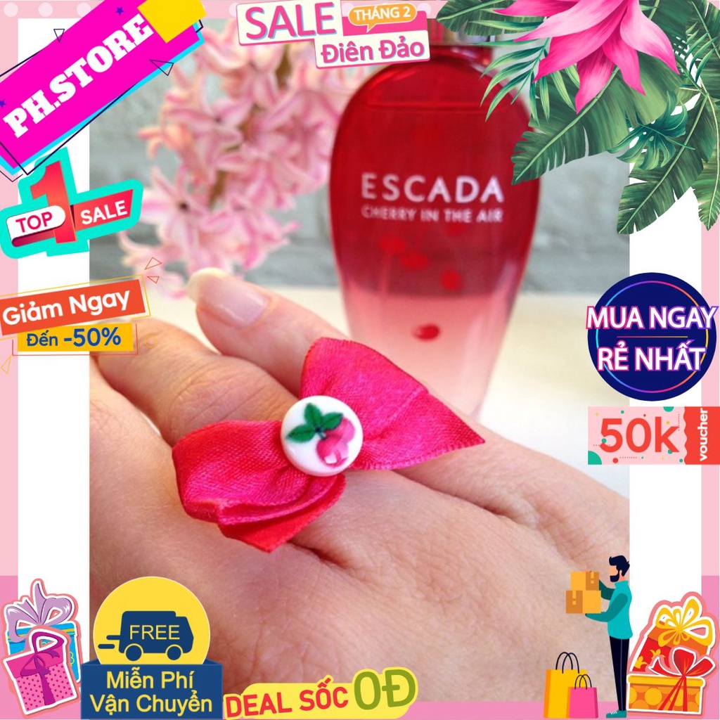 ✅ Mẫu Thử Nước Hoa Nữ Escada Cherry In The Air 🍒 Chuẩn authentic (5ml/10ml/20ml) #CHUYÊNNƯỚCHOASHOP#