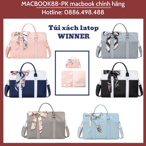 Túi Xách Đeo Macbook - Laptop 13/14/15inch cho Nữ hiệu WINNER- 4 Màu