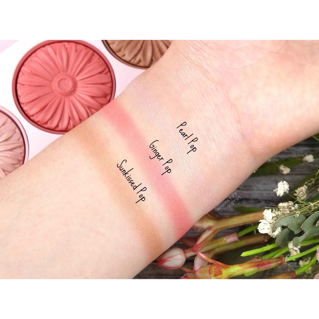 BẢNG PHẤN MÁ - TẠO KHỐI - BẮT SÁNG CLINIQUE CHEEK POP ON THE GLOW TRIO PALETTE CHÍNH HÃNG - 3768