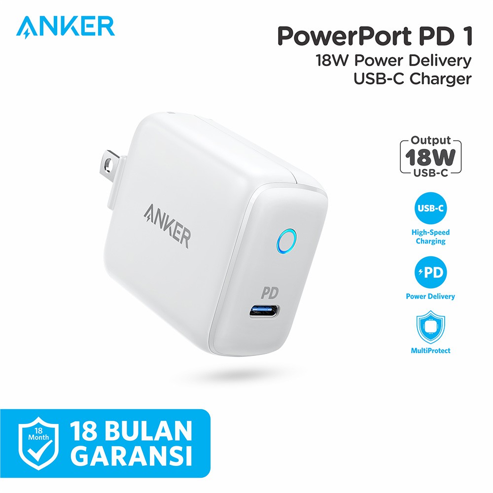 Anker Bộ Chuyển Đổi Sạc Usb Type C 18w Pd Mini A2019