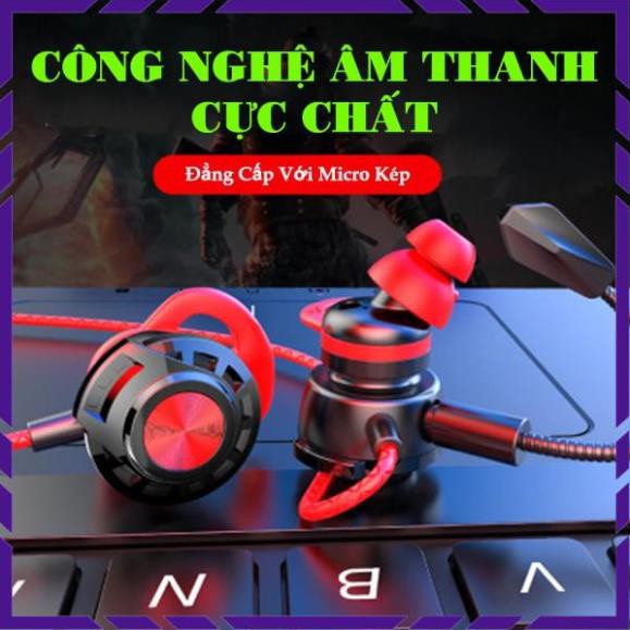 [Giá Xưởng]+Tai Nghe, Tai Nghe Gaming Nhét Tai Có Mic Rời Âm Thanh Super Bass Cực Êm Thiết Kế Chuyên Chơi