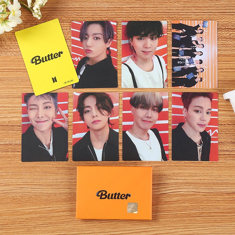 Bộ thẻ lomo hình album mới Butter của nhóm nhạc BTS
