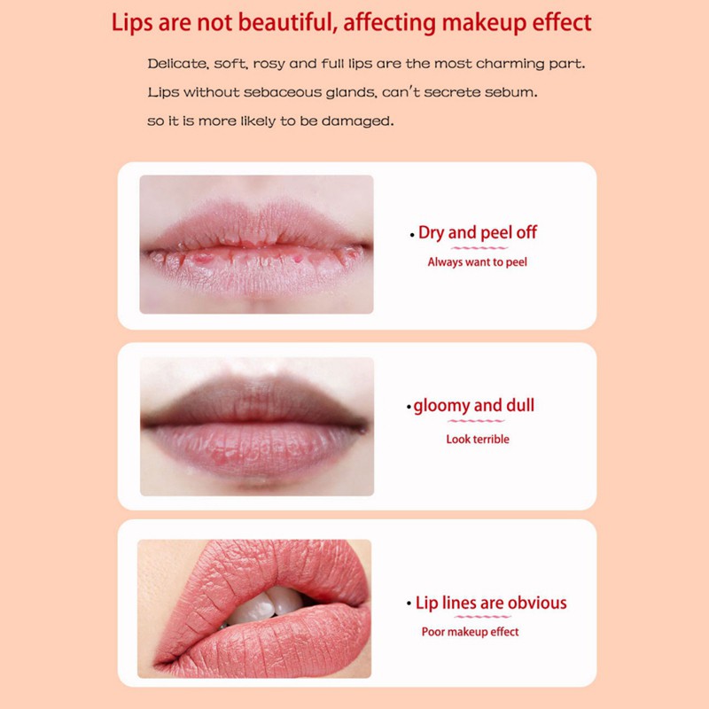 ibcccndc Change Color Lip Glaze Moisturizing Reduces Lip Fine Lines and Wrinkles Improve Dry Cracked Lips Long Lasting Hydrating Lip Gloss | BigBuy360 - bigbuy360.vn
