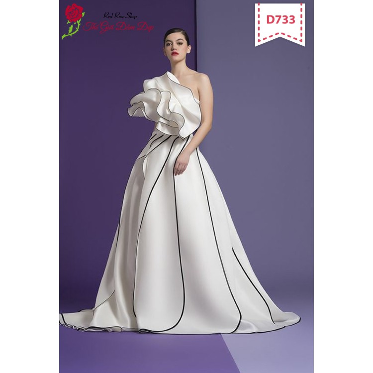 ĐẦM DẠ HỘI HOA NGỰC CAO CẤP D733